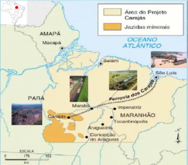 Figura 3.1 − Localização da Estrada de Ferro de Carajás