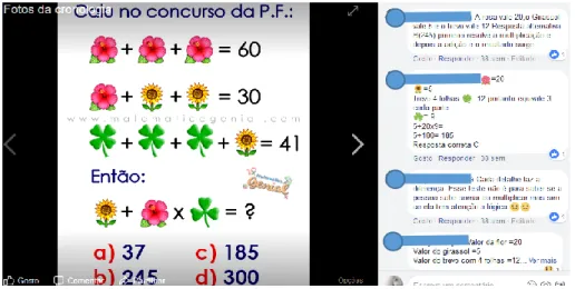 Figura  5  -  Desafio  de  matemagia  extraído  de  uma  página  do  facebook  (https://www.facebook.com/GenialMatematica/photos/a.901905123261471.1073741 828.901865356598781/1351745011610811/?type=3&amp;theater)