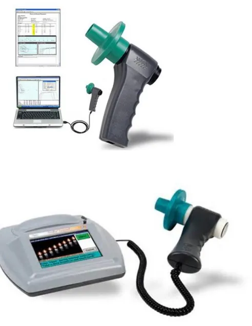 Figura 4: Espirômetro de fluxo  –  Pneumotacógrafo digital (Fonte: (Choi et al.,  2016)