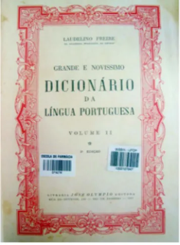 FIGURA 14 – Folha de rosto do  Grande e Novíssimo Dicionário da   Língua Portuguesa