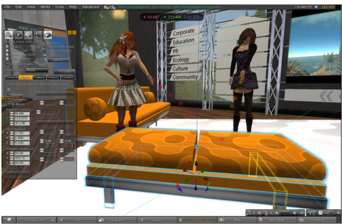 Figure 1. Two avatars editing an object