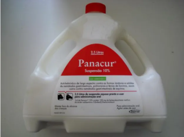 Figura 7. Panacur ®  (fenbendazol) 