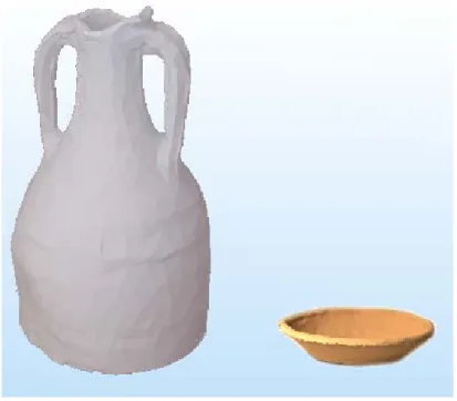 Figure 10. Two examples of Conimbriga acquired artefacts.                       