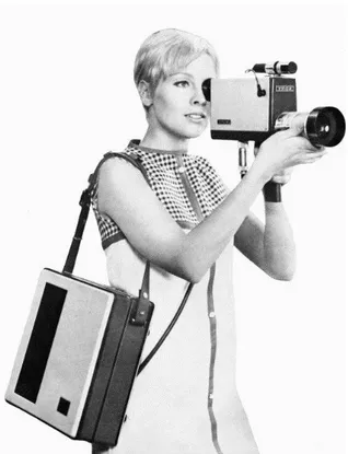 FIGURA 4 -Câmera Sony Portapak, lançada em 1967 
