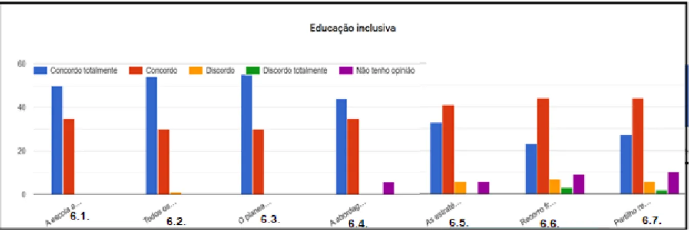 Gráfico 6 – Educação Inclusiva 