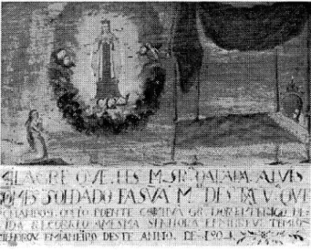 Fig. 2 - Ex-voto de Luís Gomes. 1804.
