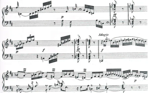 Fig. 10 – Excerto da Fantasia em Fá # menor de C.P.E. Bach 
