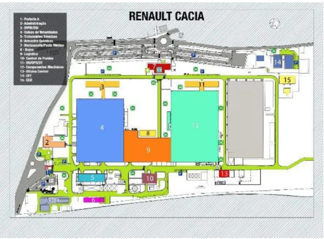 Figura 3 - Mapa Renault CACIA 