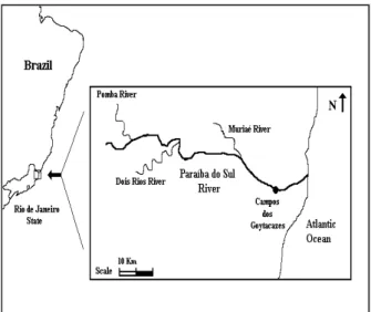 Figure 1 -  Study area and sampling station.