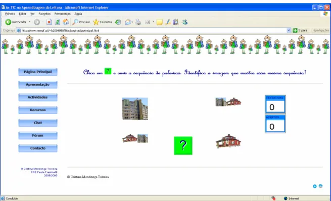 Figura 10 – Sequência de Palavras 
