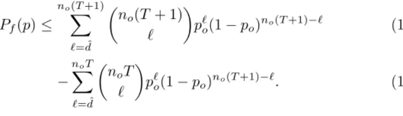 Fig. 1 Failure probability (Example 2)