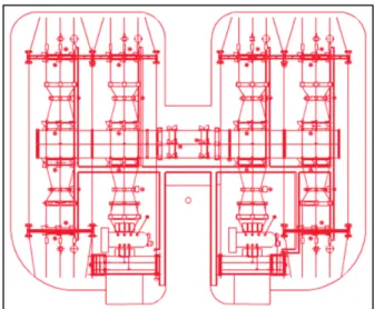 Figure 3.1 - Station Switchyard Blueprint [44]. 