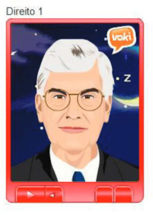 Figura 3  –  Um Voki utilizado na aula nº 4