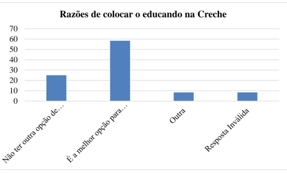 Gráfico 17- Atividades realizadas pelo educando na Creche