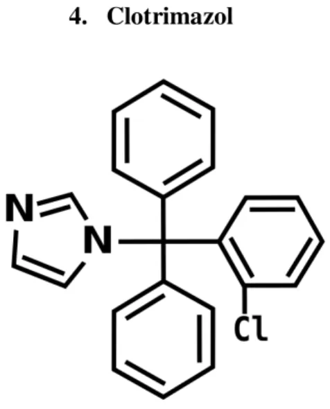Figura 9 - Estrutura do Clotrimazol 