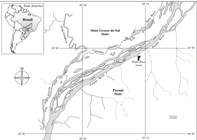 Figure 1.  Map of the study area.