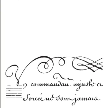 Figura 27 – Letra litografiada. La redonda manuscrita.