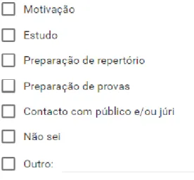 Figura 16 Questionário para professores: questão 6. 