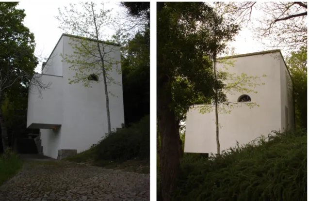 Fig. 21 e 22 – Álvaro Siza Vieira, Capela de Santo Ovídio, Lousada, (1991-2001). 50