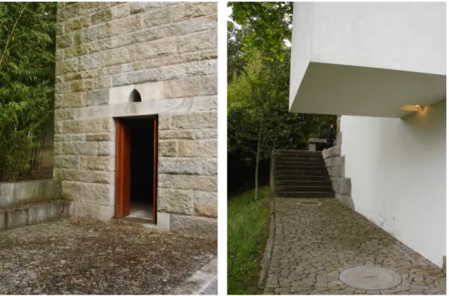 Fig. 23 e 24 – Álvaro Siza Vieira, Capela de Santo Ovídio, Lousada, (1991-2001). 51