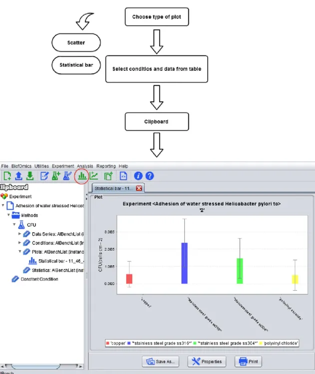 Fig. 6 – Example of the construction of 2D plots in BEW. 