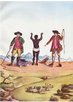 Figura 4.3: Escravo sendo açoitado em Minas Gerais  na época do ouro (1770).