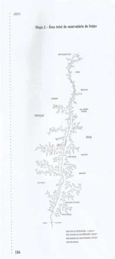 Figura 2 – Titulação de terras na faixa de fronteira paranaense em 1966.