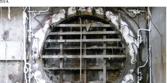 Figura 3- Reforço das paredes de periferia do túnel no projeto Marmaray (CDM) 