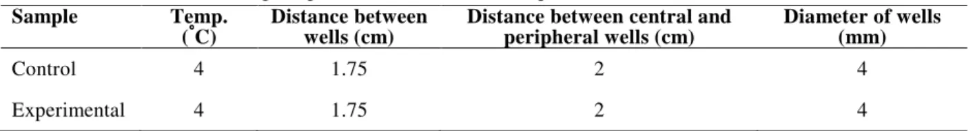 Table 2 - AGPT results showing the presence of antibodies in experimental rabbit. 