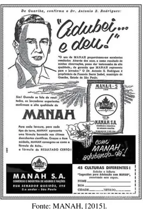 Fig. 1 – Panfleto de propaganda da Manah 