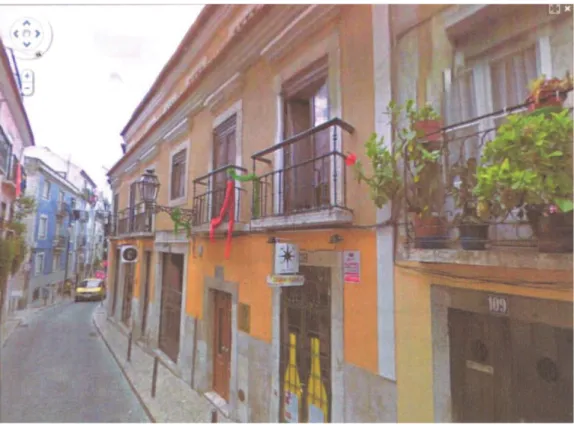 Figura 8 - Edifício na Rua da Rosa, Bairro Alto, Lisboa 