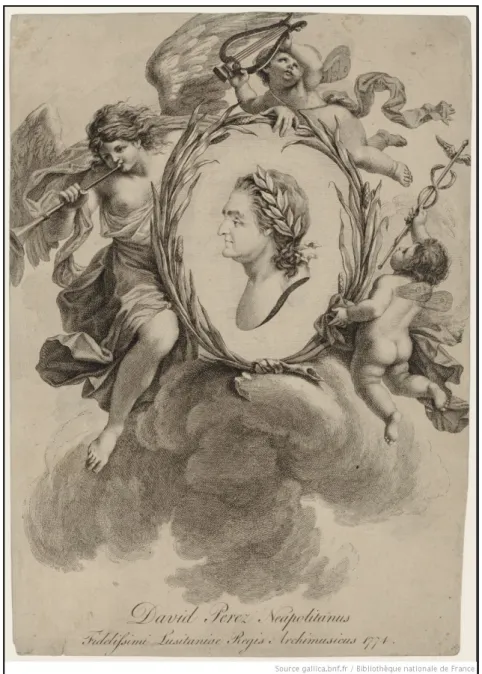 Figura 12: David Perez, gravura de 1774 de autoria de Francesco Bartolozzi (1727-1815)