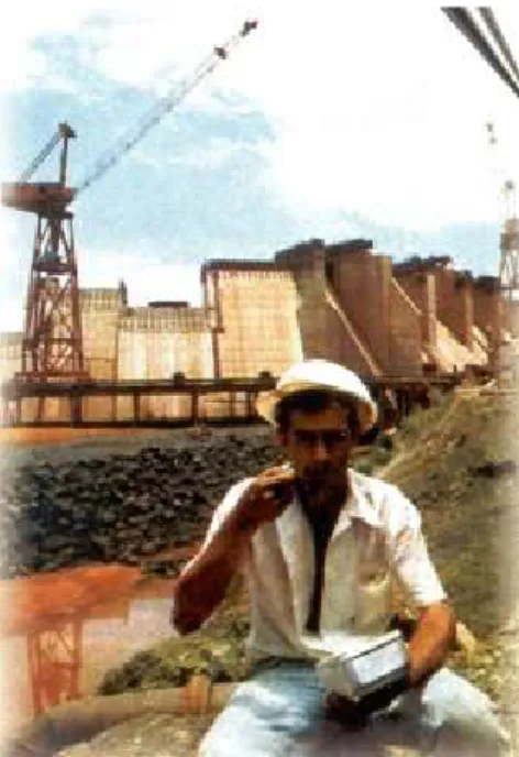 FIGURA 06: Operário da construção civil, “barrageiro” na UHE São Simão, 1973. 