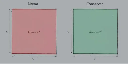 Figura 12- Dois quadrados congruentes 