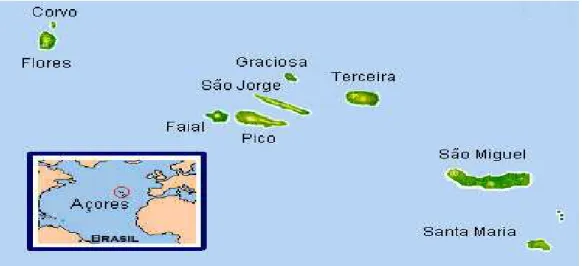 Figura nº 4 - Arquipélago dos Açores. 3