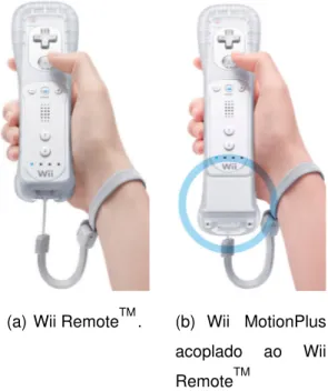 Figura 2.2: Versões do controle para o Nintendo  R Wii TM [Nintendo 2013].