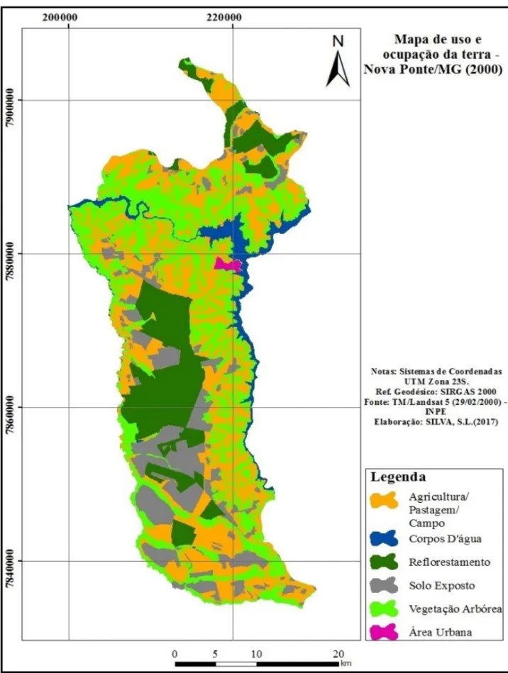 Figura 6 - Mapa de uso e ocupação da terra em 2000 