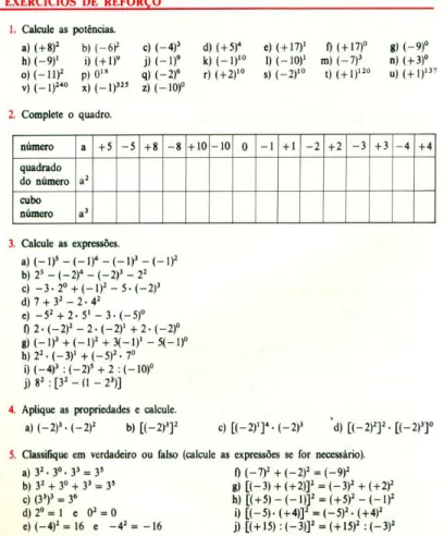 Figura 8: Exercícios de reconhecimento e algoritmos, p. 48.