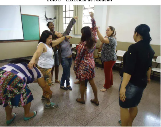 Foto 3  –  Exercício de Modelar 