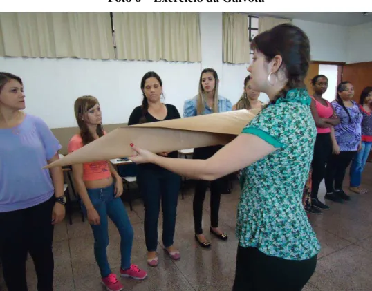Foto 6  –  Exercício da Gaivota 