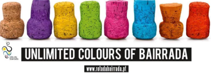 Figura 6: Campanha Promocional Unlimited Colours of Bairrada   Fonte : Associação Rota da Bairrada 