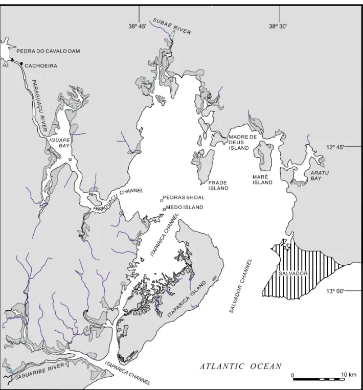 Fig. 1 – Location map of Todos os Santos Bay.