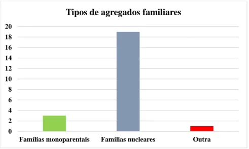 Tabela 6 - Composição dos Agregados Familiares. 
