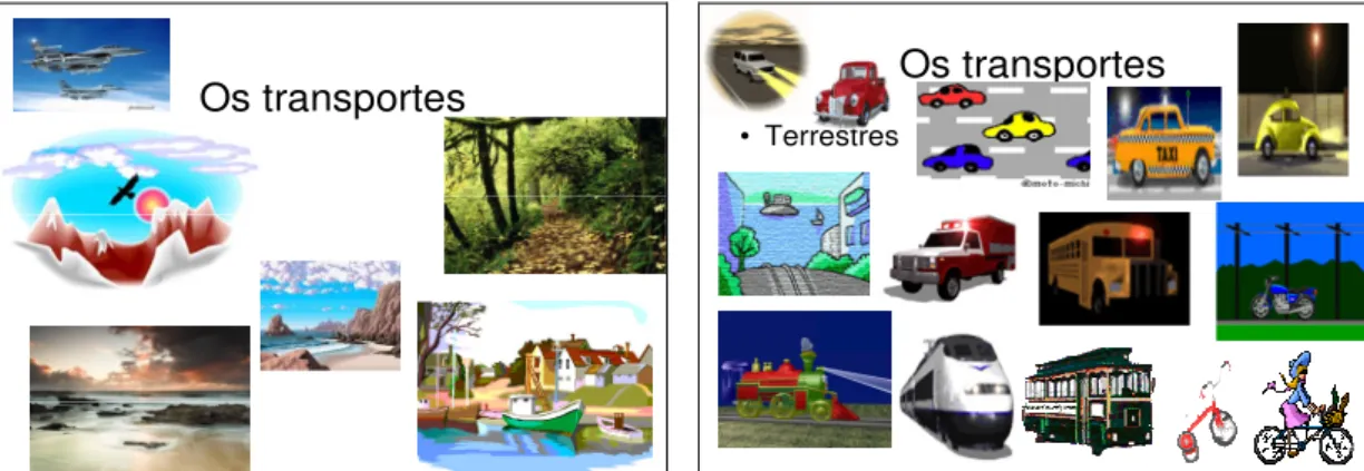Figura 8: imagens de transportes 
