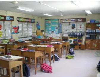 Figura 7 – Sala de aula do 3.º Ano 