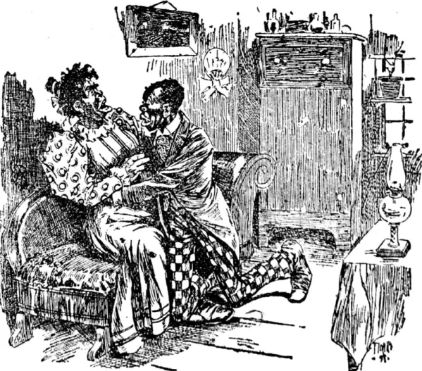 Fig. 1. Autor desconhecido – Amor... vestido, xilogravura (1904)  A Coisa – Biblioteca Pública do Estado da Bahia, Salvador 