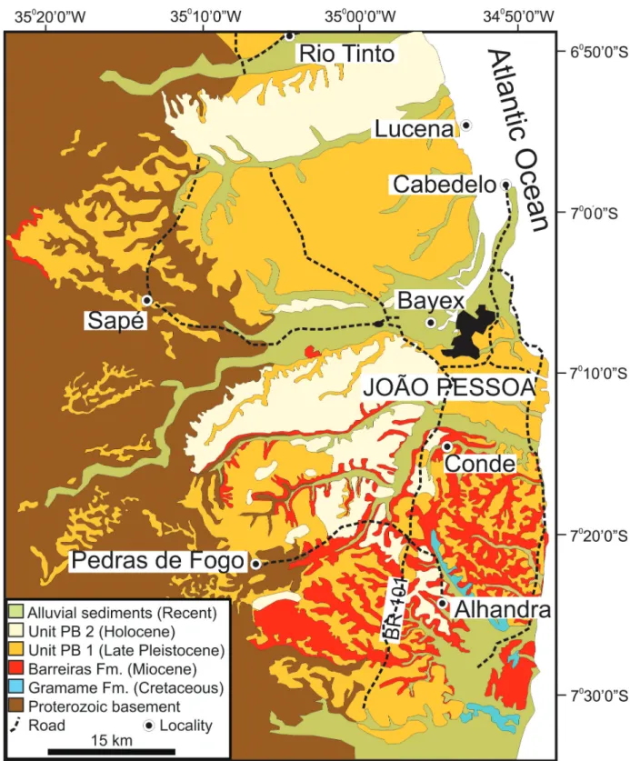 Figure 5: Geological map for the study area.