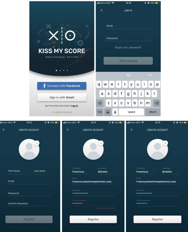 Figura 10 - Login com email 