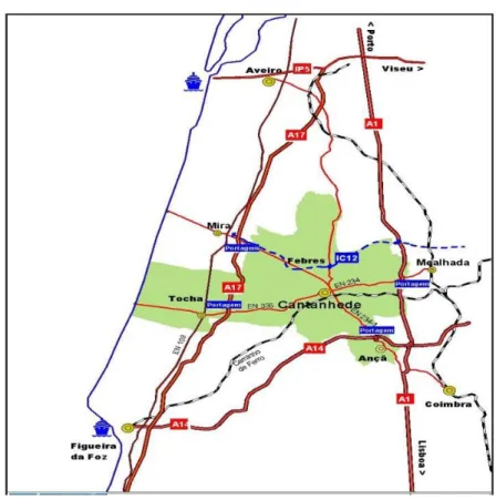 Figura 2 – Mapa de Acessibilidades 