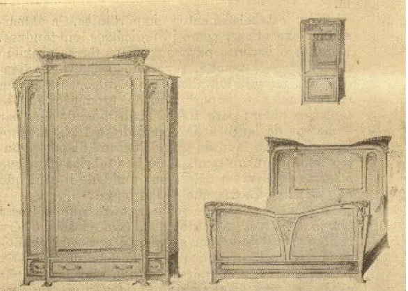 Fig. 5- “Um quarto de cama”, in A Construcção Moderna, Anno XIV, nº.407, 10 dezembro 1913, p